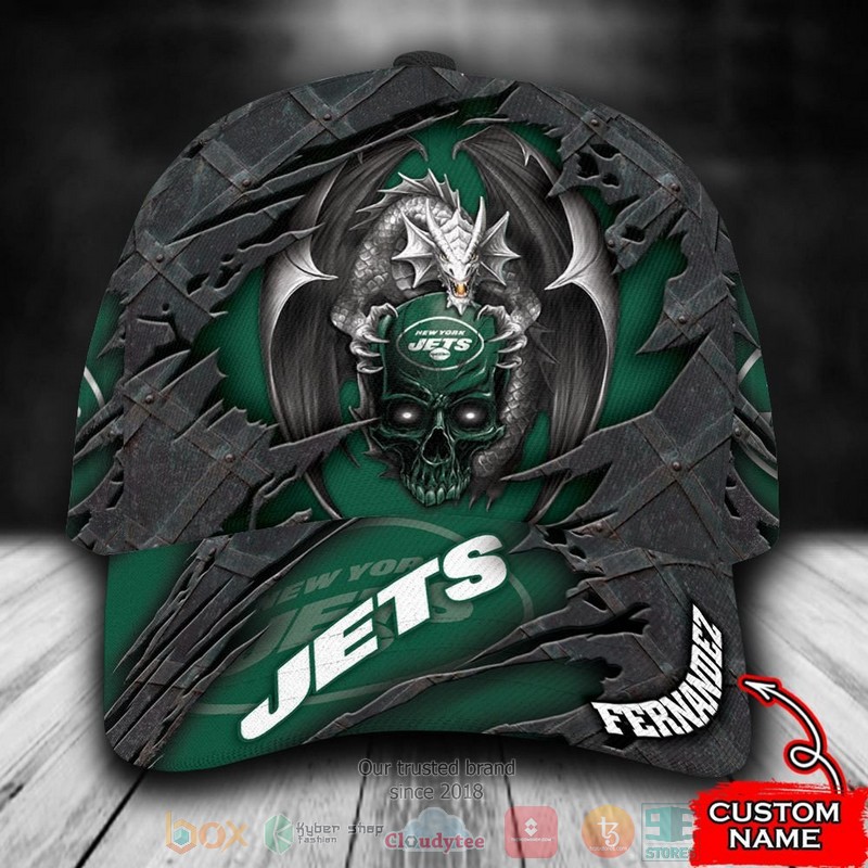 Personalized_New_York_Jets_Dragon_NFL_Custom_name_Cap
