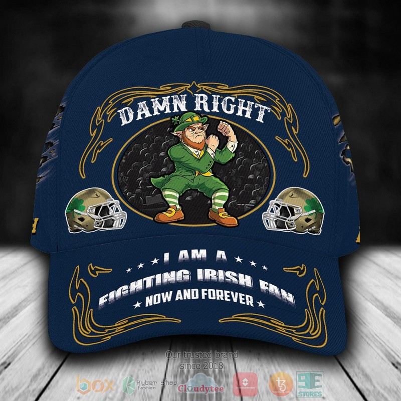 Personalized_Notre_Dame_Fighting_Irish_Mascot_NCAA_Custom_name_Cap