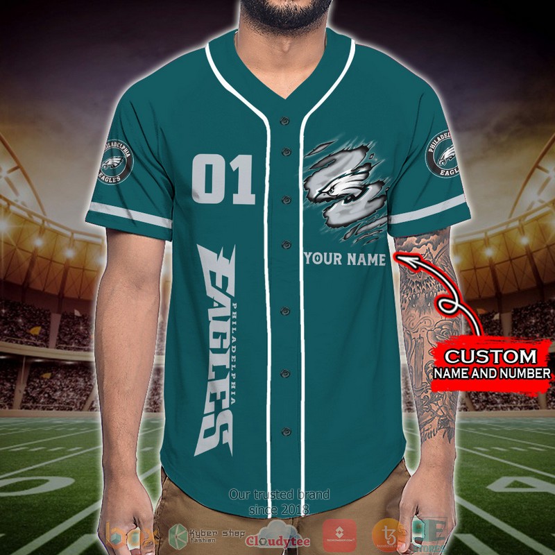 Personalized_Philadelphia_Eagles_NFL_Wings_Skull_Baseball_Jersey_Shirt_1