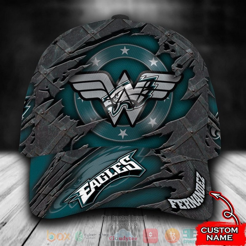 Personalized_Philadelphia_Eagles_Wonder_Woman_NFL_Custom_name_Cap