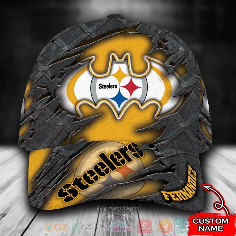 Personalized_Pittsburgh_Steelers_Batman_NFL_Custom_name_Cap