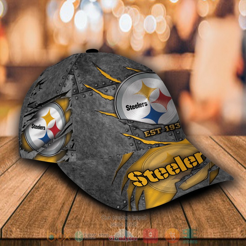 Personalized_Pittsburgh_Steelers_Est_1933_NFL_Custom_name_Cap_1