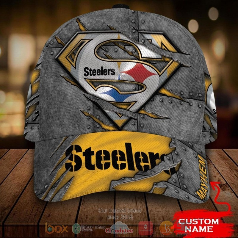 Personalized_Pittsburgh_Steelers_NFL_Superman_Custom_Cap