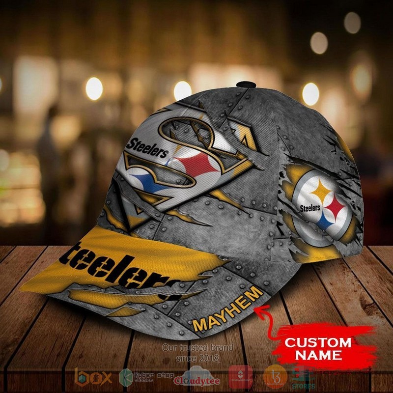 Personalized_Pittsburgh_Steelers_NFL_Superman_Custom_Cap_1