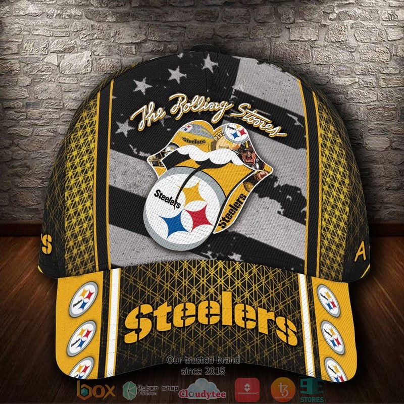 Personalized_Pittsburgh_Steelers_The_Rolling_Stones_NFL_Custom_name_Cap