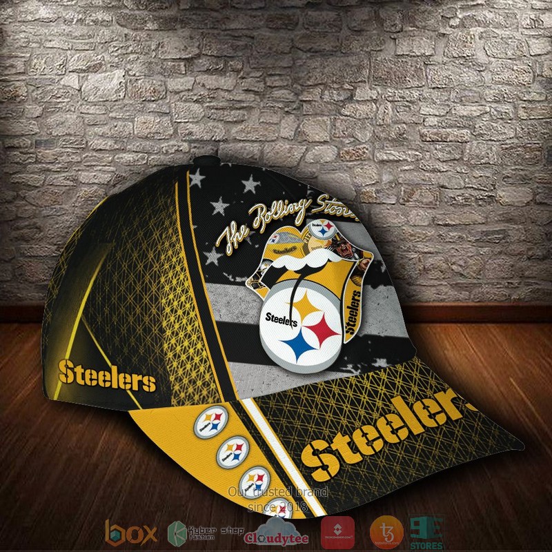 Personalized_Pittsburgh_Steelers_The_Rolling_Stones_NFL_Custom_name_Cap_1