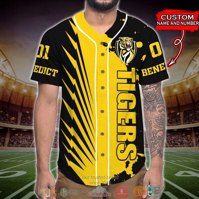 Personalized_Richmond_Tigers_AFL_Baseball_Jersey_Shirt_1