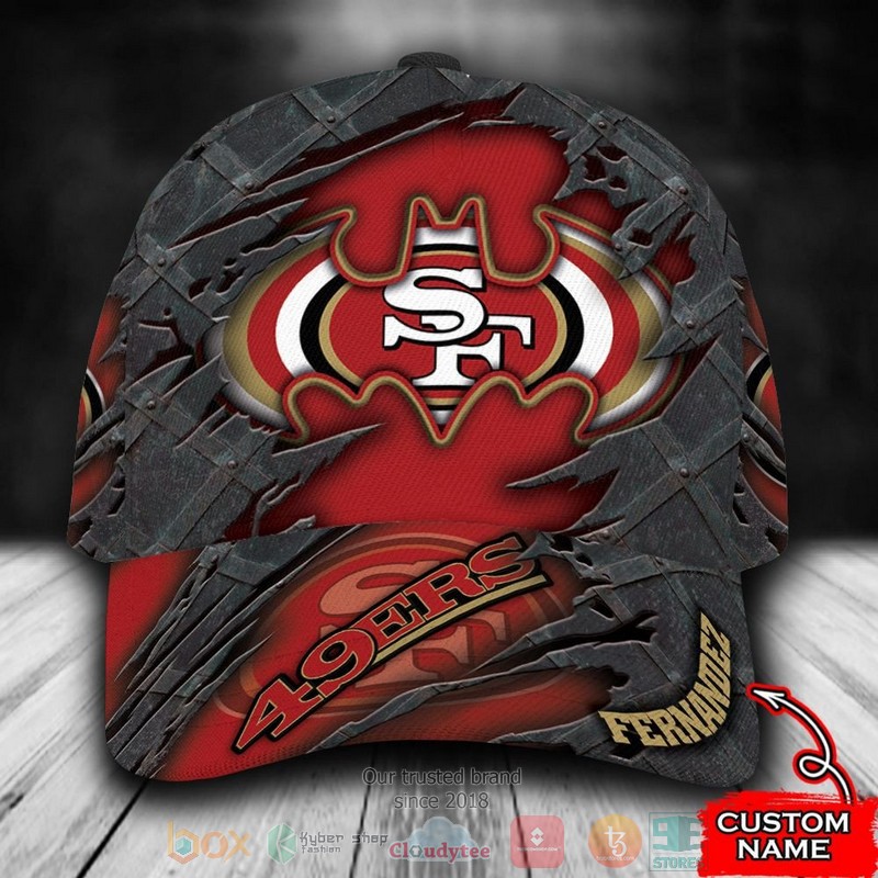 Personalized_San_Francisco_49ers_Batman_NFL_Custom_name_Cap