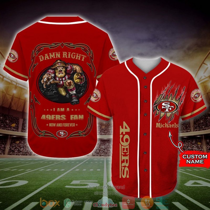Personalized_San_Francisco_49ers_Mascot_NFL_Baseball_Jersey_Shirt