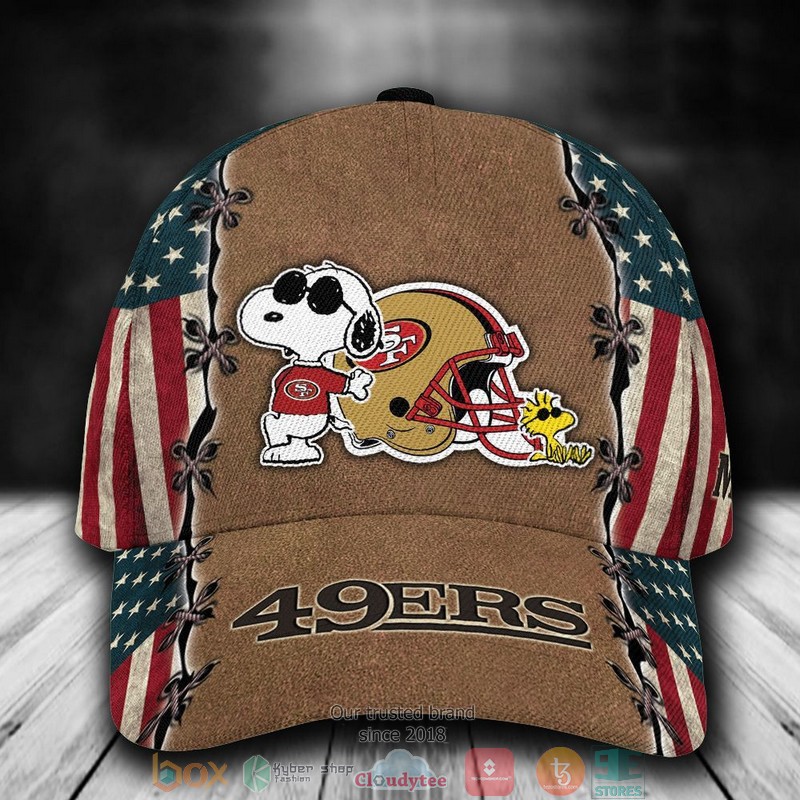 Personalized_San_Francisco_49ers_Snoopy_NFL_Custom_name_Cap