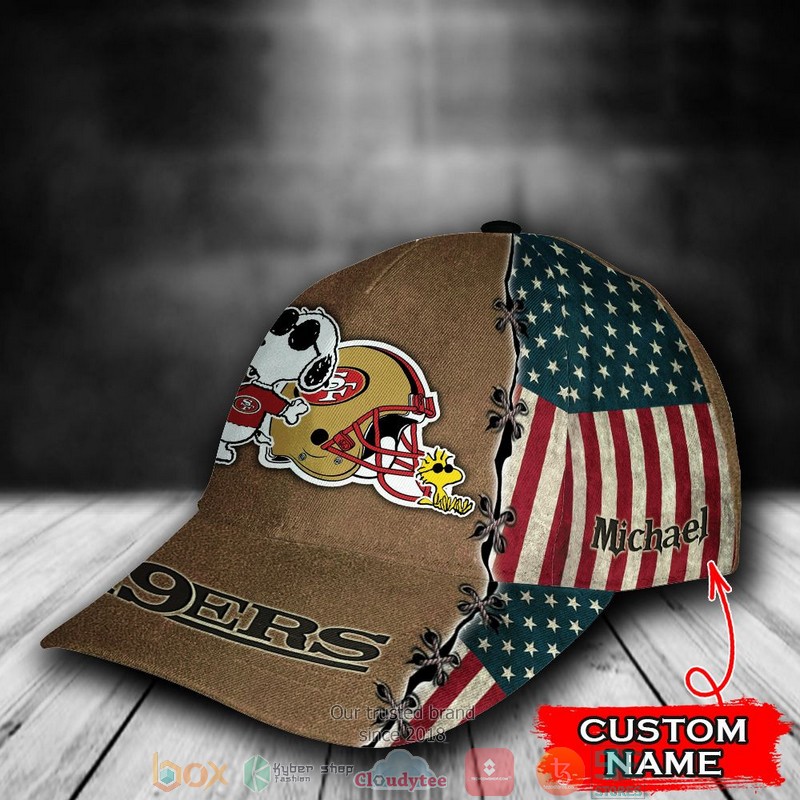 Personalized_San_Francisco_49ers_Snoopy_NFL_Custom_name_Cap_1
