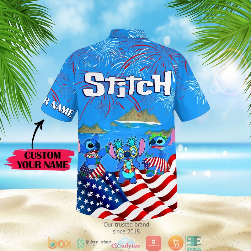 Personalized_Stitch_US_flag_Beach_Hawaiian_Shirt_1