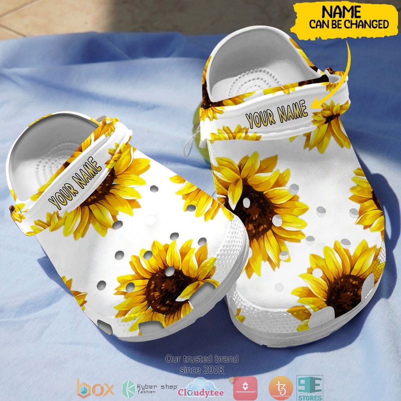 Personalized_Sunflower_Crocband_Shoes