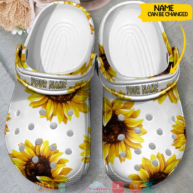 Personalized_Sunflower_Crocband_Shoes_1