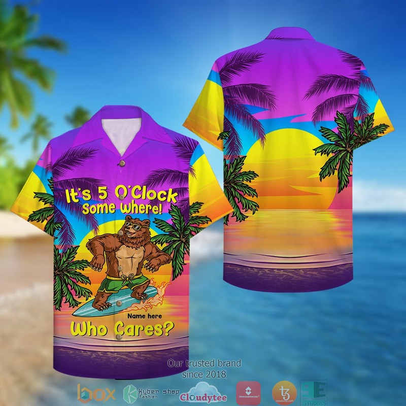Personalized_Surfing_Its_5_Oclock_Some_Where_Who_Cares_Hawaiian_shirt