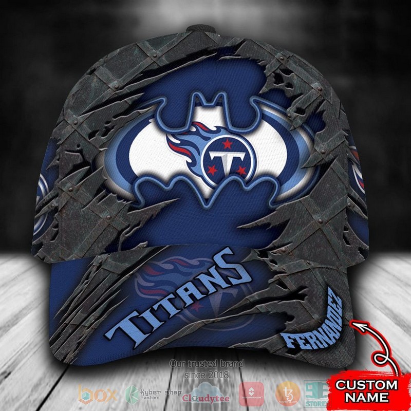 Personalized_Tennessee_Titans_Batman_NFL_Custom_name_Cap
