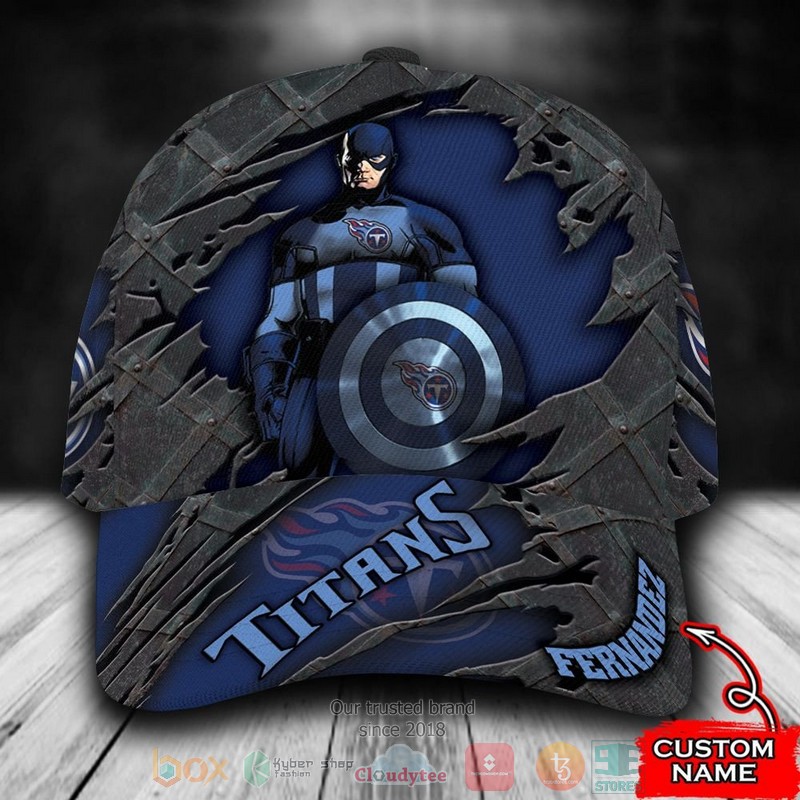 Personalized_Tennessee_Titans_Captain_America_NFL_Custom_name_Cap