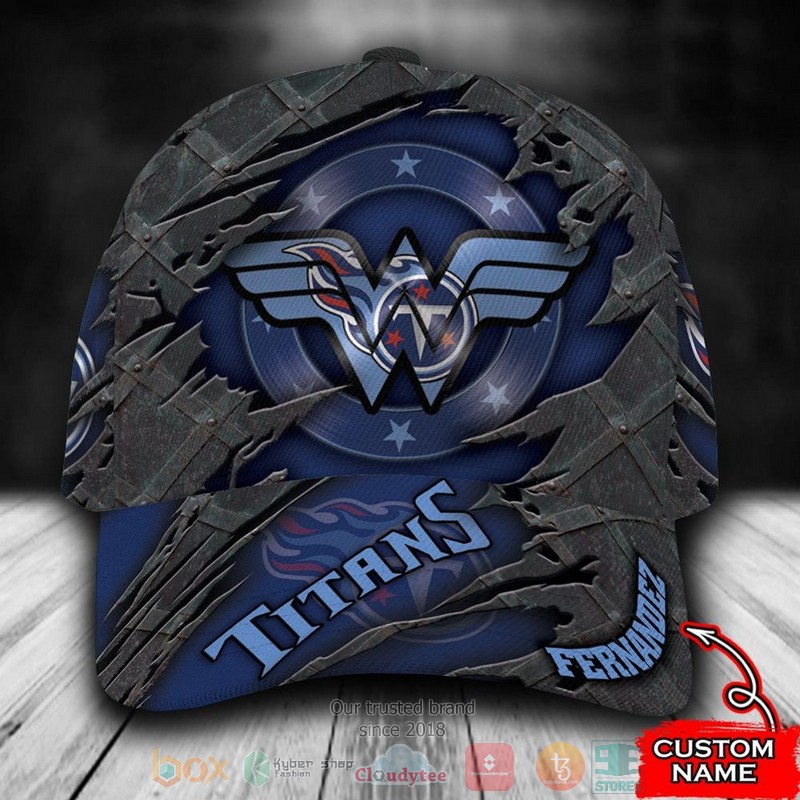 Personalized_Tennessee_Titans_Wonder_Woman_NFL_Custom_name_Cap