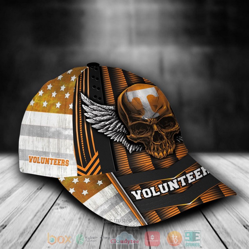 Personalized_Tennessee_Volunteers_Skull_Wing_NCAA_Custom_name_Cap_1