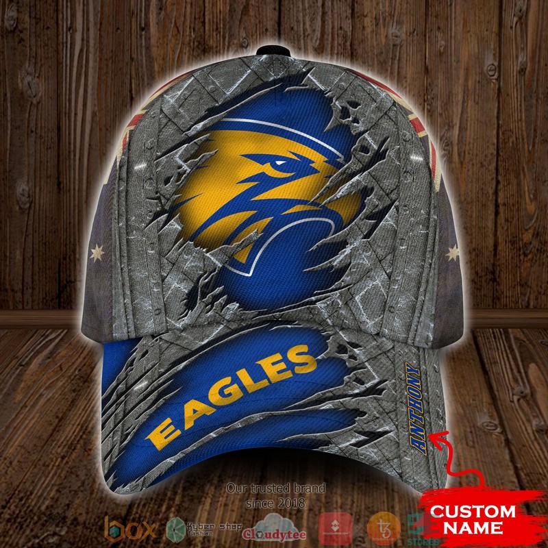 Personalized_West_Coast_Eagles_AFL_Custom_name_Cap