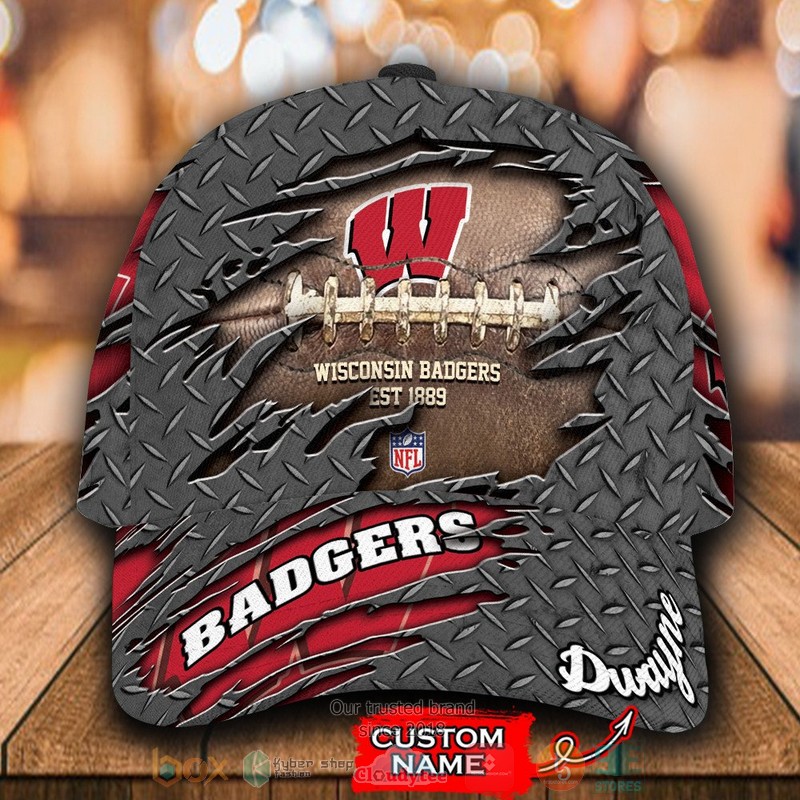 Personalized_Wisconsin_Badgers_Est_1889_NCAA_Custom_name_Cap