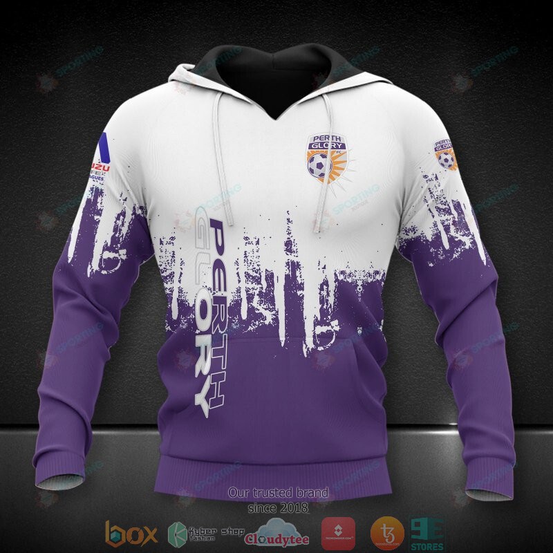 Perth_Glory_white_purple_3D_Shirt_Hoodie