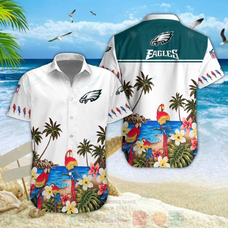 Philadelphia_Eagles_NFL_Parrot_Hawaiian_Shirt