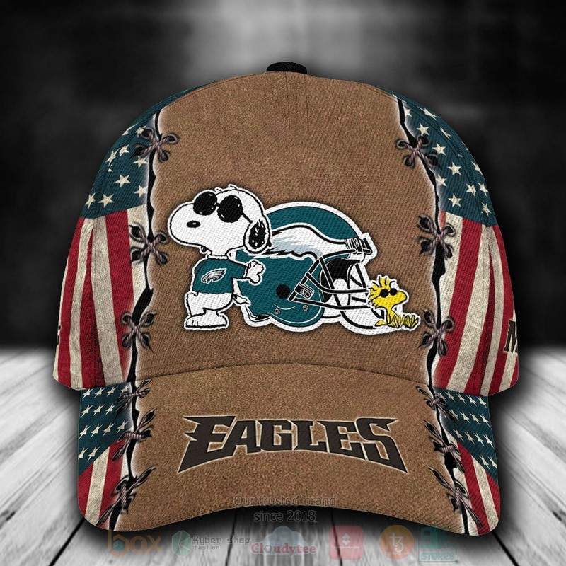 Philadelphia_Eagles_Snoopy_NFL_Custom_Name_Cap