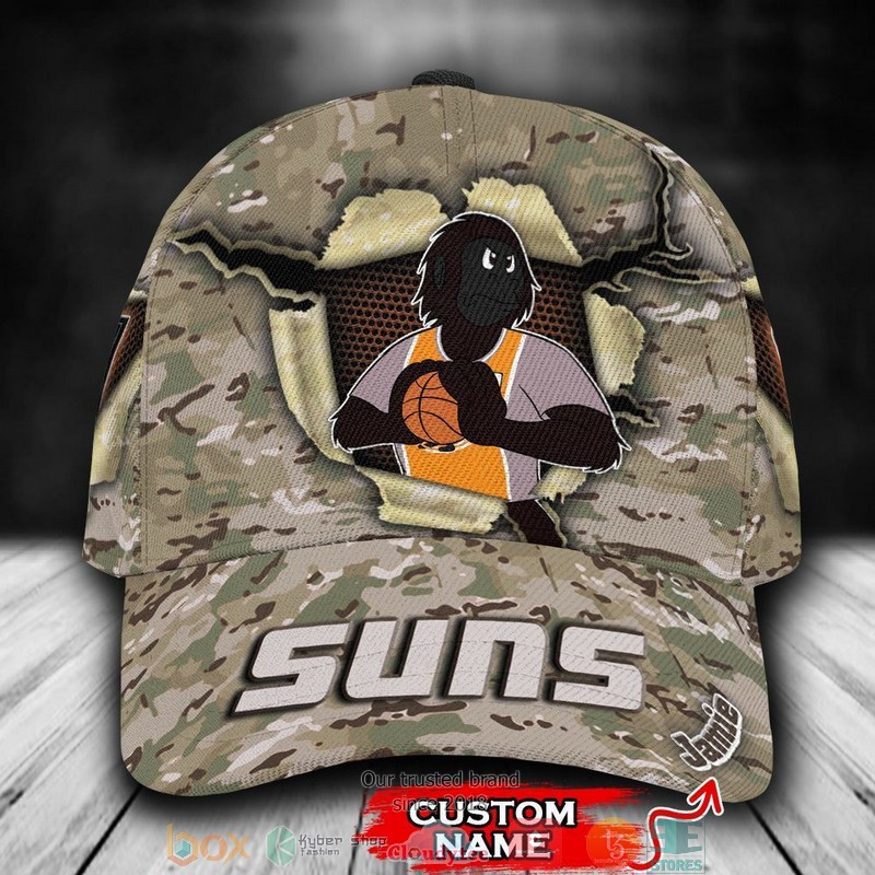 Phoenix_Suns_Camo_Mascot_NBA_Custom_Name_Cap