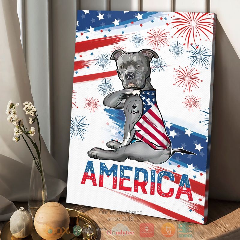 Pitbull_America_Independence_Day_Canvas_1
