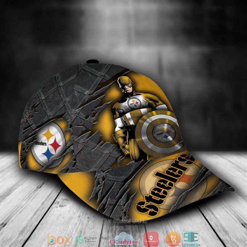 Pittsburgh_Steelers_Captain_America_NFL_Custom_Name_Cap_1