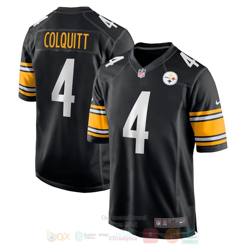 Pittsburgh_Steelers_Dustin_Colquitt_Black_Football_Jersey