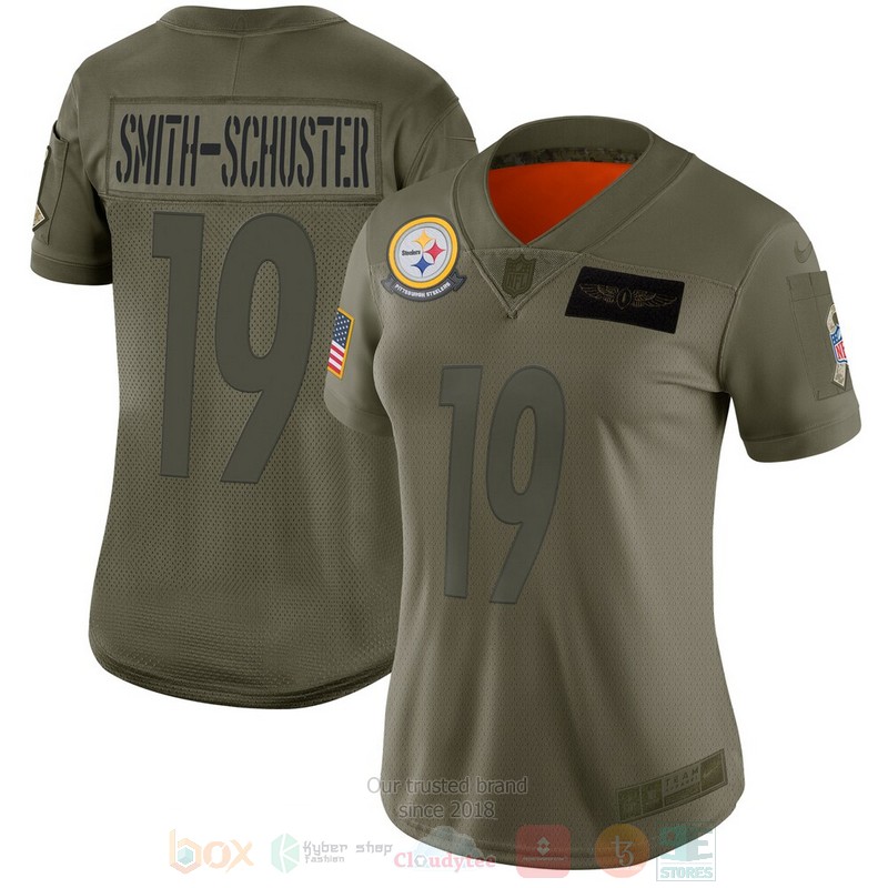 Pittsburgh_Steelers_JuJu_Smith-Schuster_Olive_2019_Football_Jersey