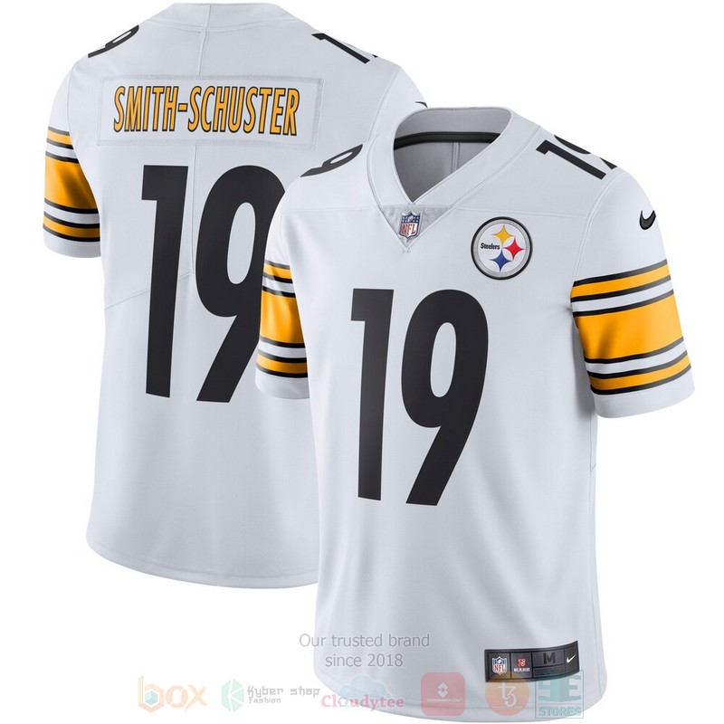 Pittsburgh_Steelers_JuJu_Smith-Schuster_White_Vapor_Football_Jersey