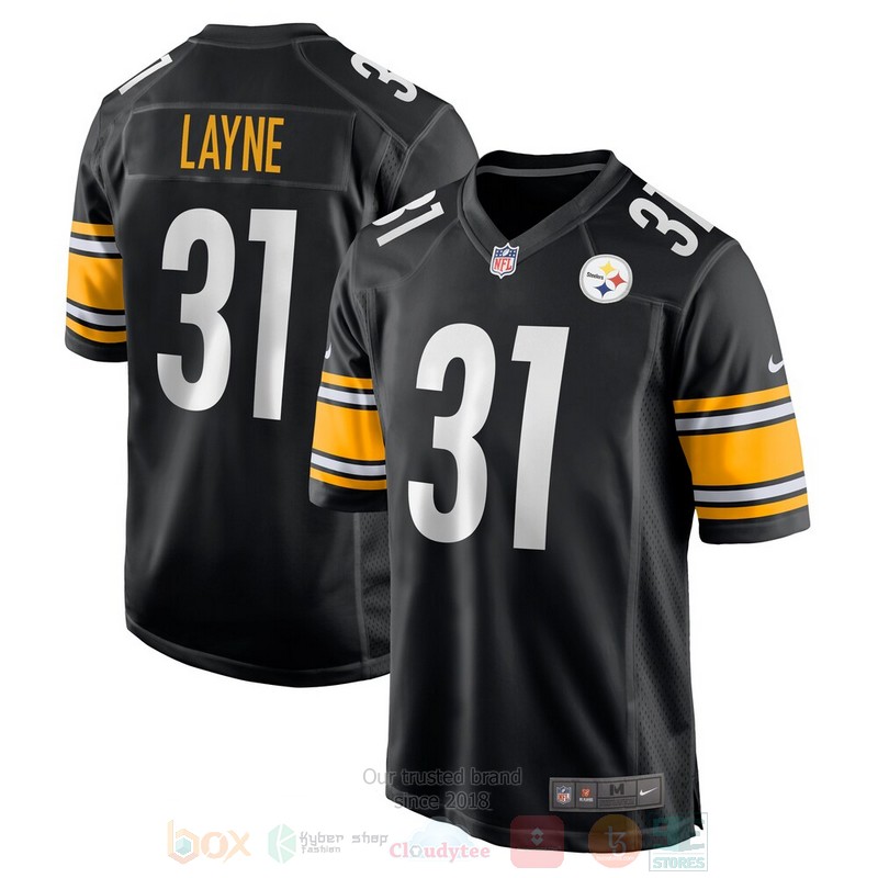Pittsburgh_Steelers_Justin_Layne_Black_Football_Jersey