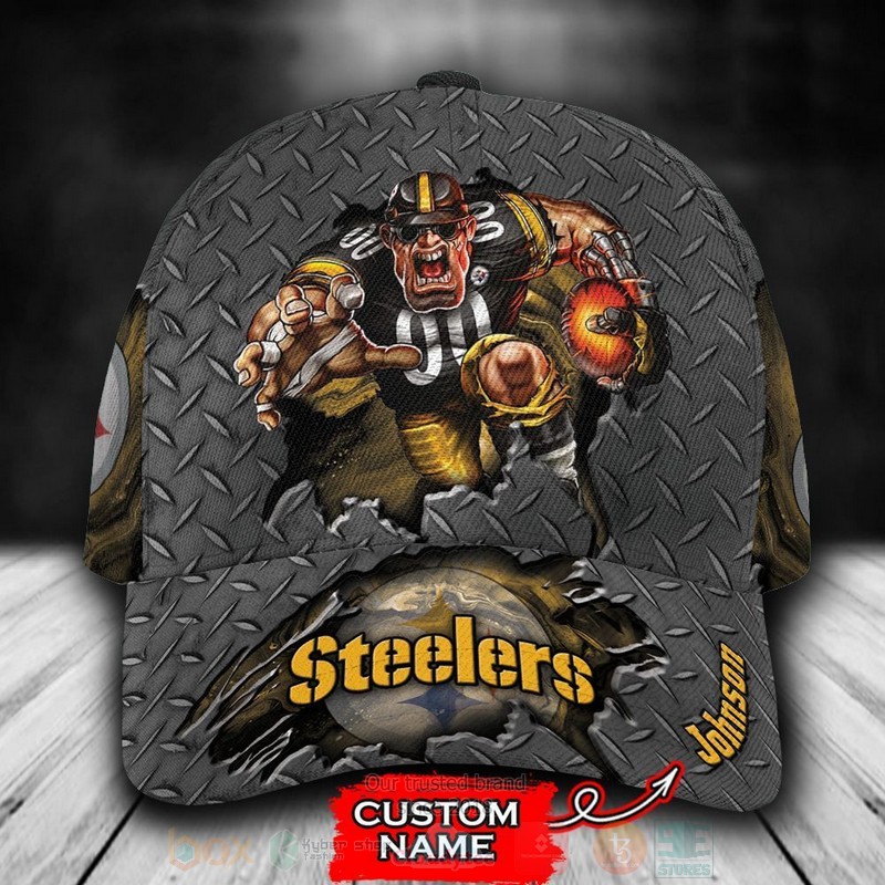 Pittsburgh_Steelers_Mascot_NFL_Custom_Name_Cap