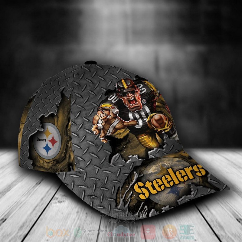 Pittsburgh_Steelers_Mascot_NFL_Custom_Name_Cap_1
