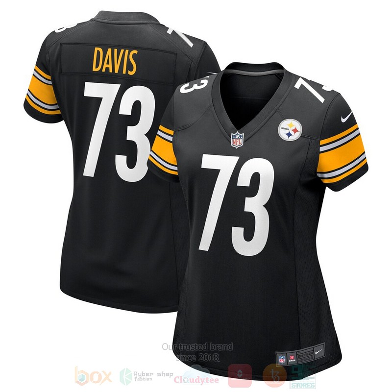 Pittsburgh_Steelers_NFL_Carlos_Davis_Black_Football_Jersey