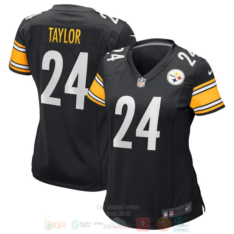 Pittsburgh_Steelers_NFL_Ike_Taylor_Black_Football_Jersey