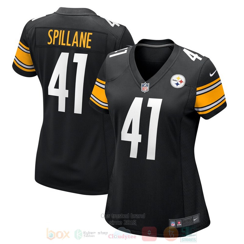 Pittsburgh_Steelers_Robert_Spillane_Black_Football_Jersey-1