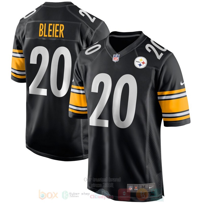 Pittsburgh_Steelers_Rocky_Bleier_Black_Football_Jersey
