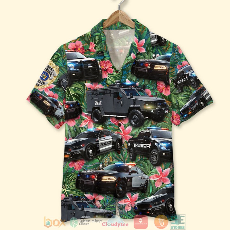 Police_Vehicles_Police_Badge_Hawaiian_Shirt
