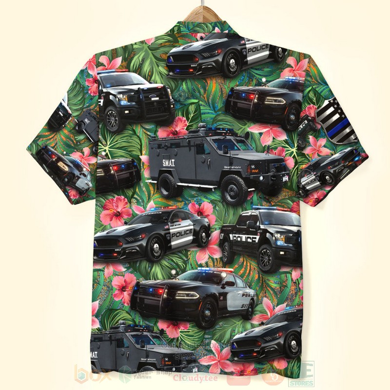 Police_Vehicles_Tropical_Hawaiian_Shirt_1