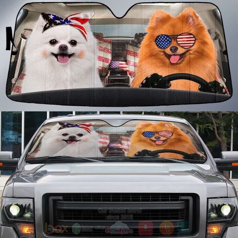 Pomeranian_American_Flag_Independence_Day_Car_Sun_Shade