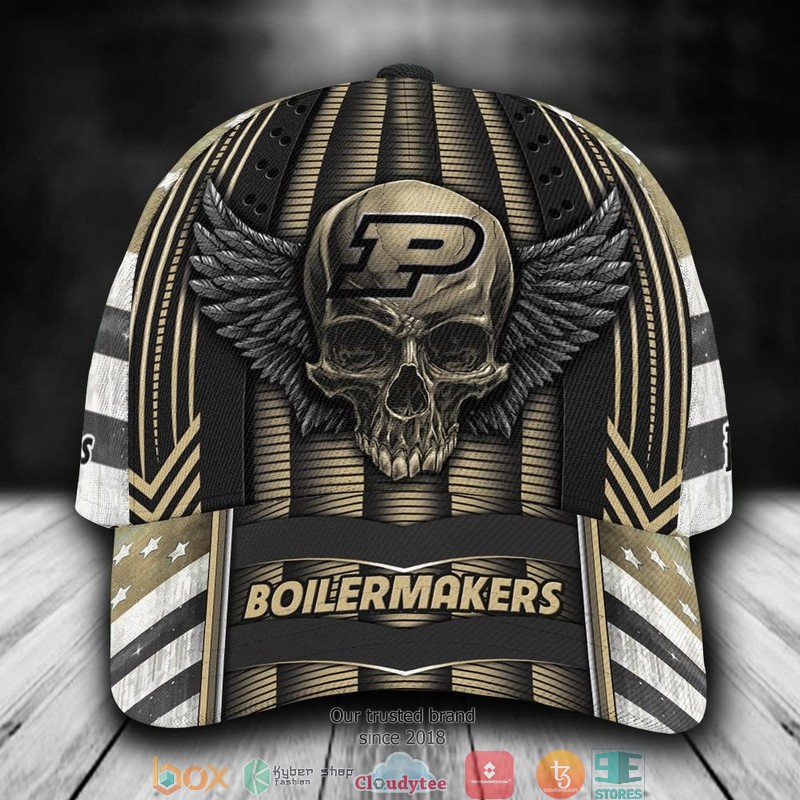 Purdue_Boilermakers_Luxury_Skull_NCAA1_Custom_Name_Cap