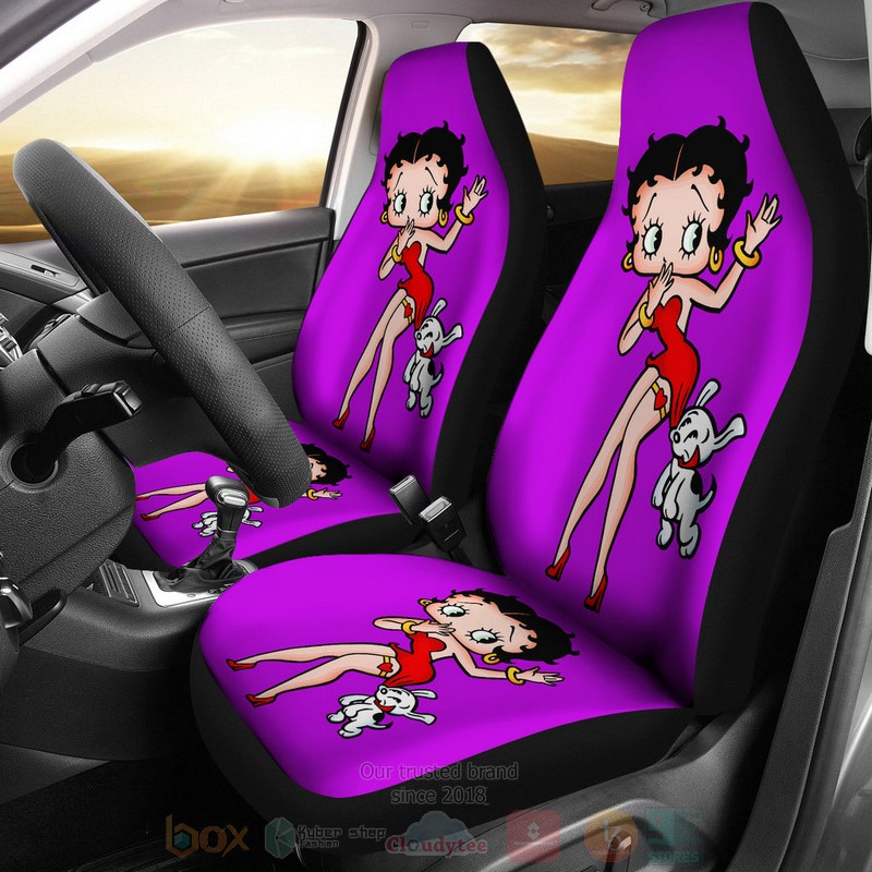 Purple_Betty_Boop_Car_Seat_Cover