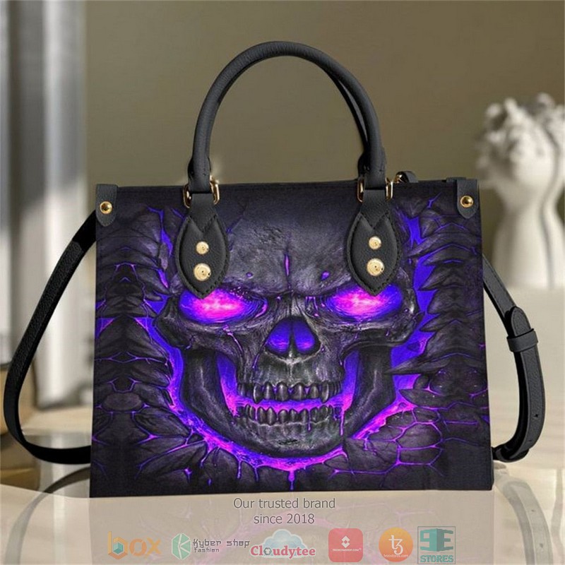 Purple_Skull_Lava_Leather_Handbag_1