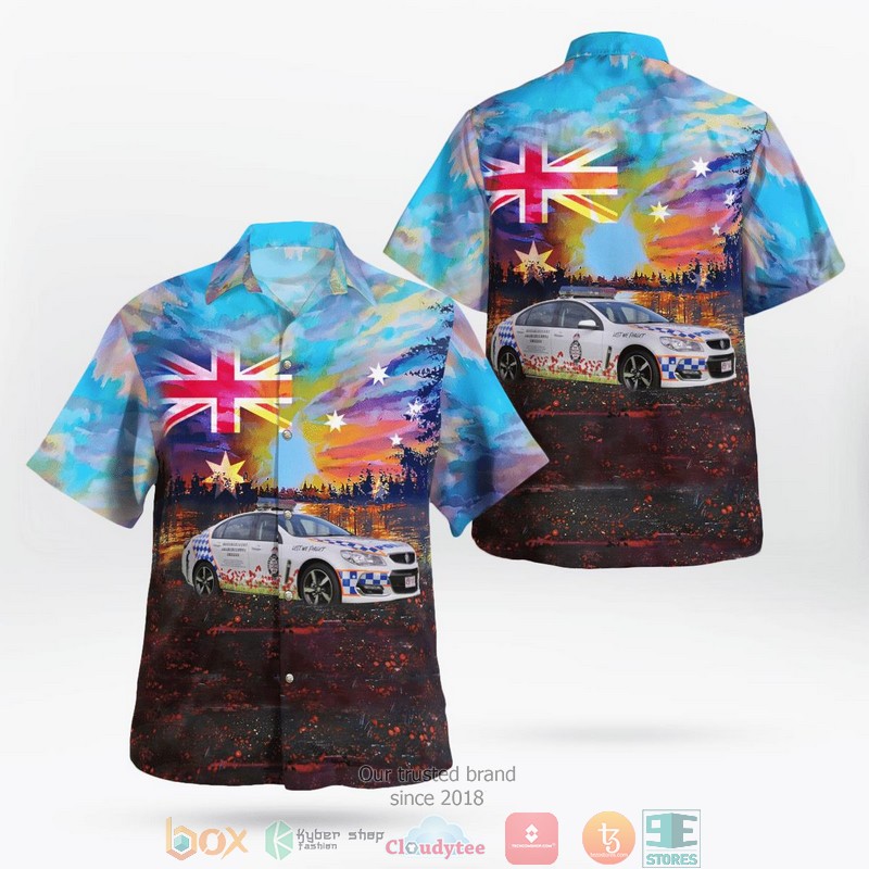 Queensland_Police_Service_QPS_Patrol_Car_ANZAC_Day_Hawaiian_Shirt