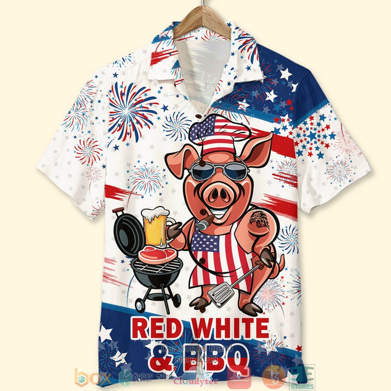 Red_White_And_BBQ_Grill_Hawaiian_Shirt