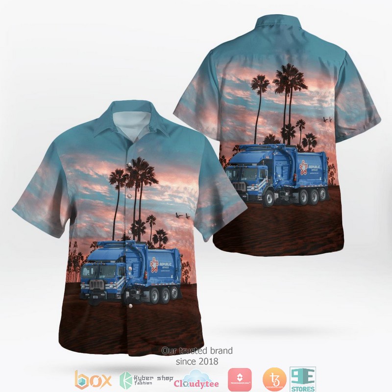 Republic_Services_Peterbilt_520_Hawaiian_Shirt